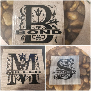 "Wooden" Vinyl Laminate Coasters