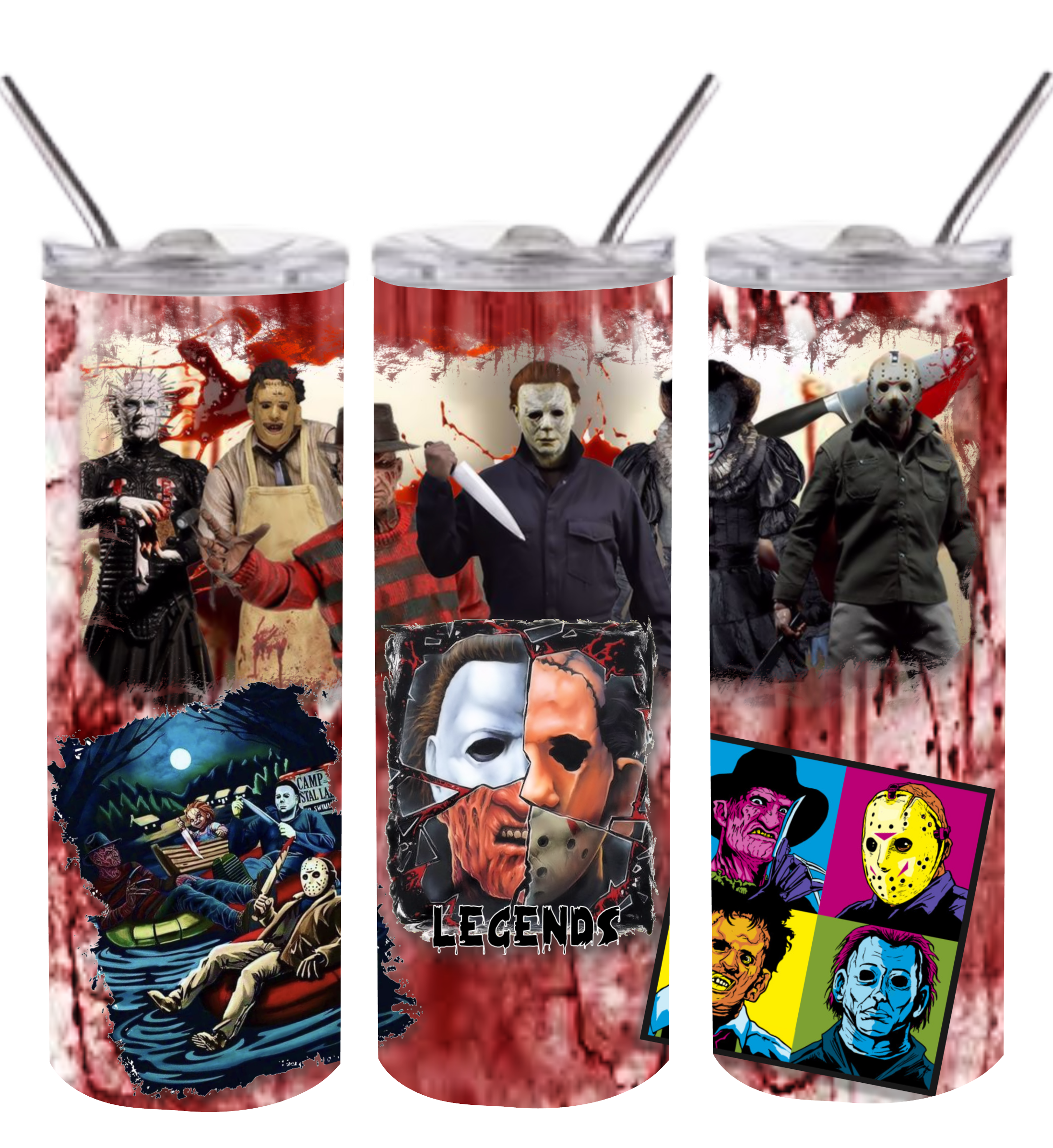 20 oz. Skinny Tumblers - Halloween Collection