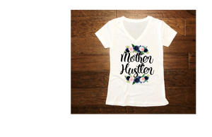 Short-Sleeved White T-Shirts - Mothers